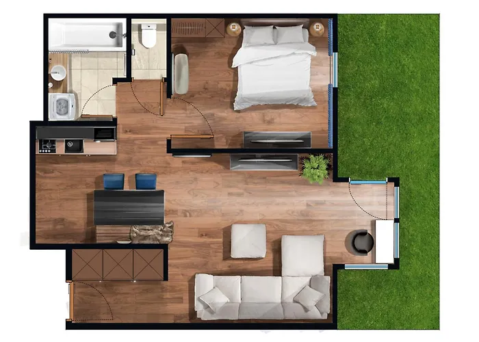 Gr8 Garden - Apartment 48Sqm - Free Parking