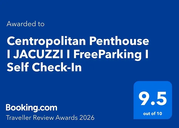 Centropolitan Penthouse With Jaccuzzi- 2 Free Parking- Self Check-In