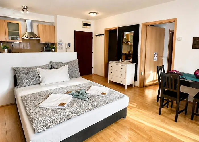 Gozsdu Court Balcony Apartment